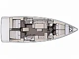 Dufour 470 - Layout image