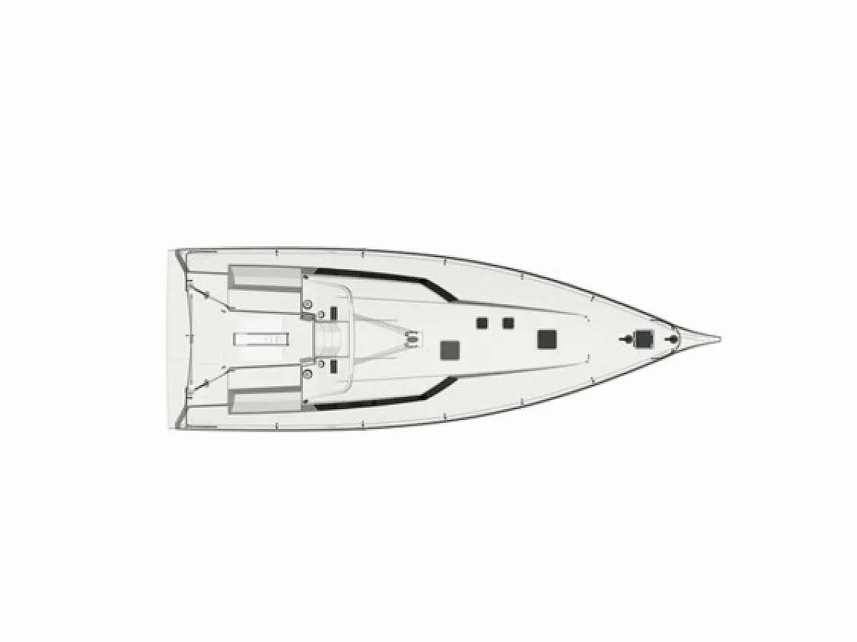Pogo 44 (2022) in French Riviera deck plan