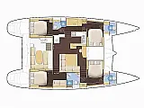 Lagoon 500  - Layout image