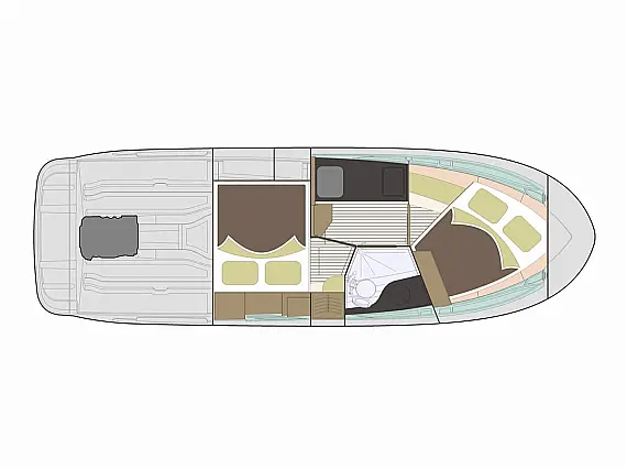 Marex 310 Sun Cruiser - Immagine di layout