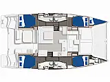 Sunsail 454L - Layout image