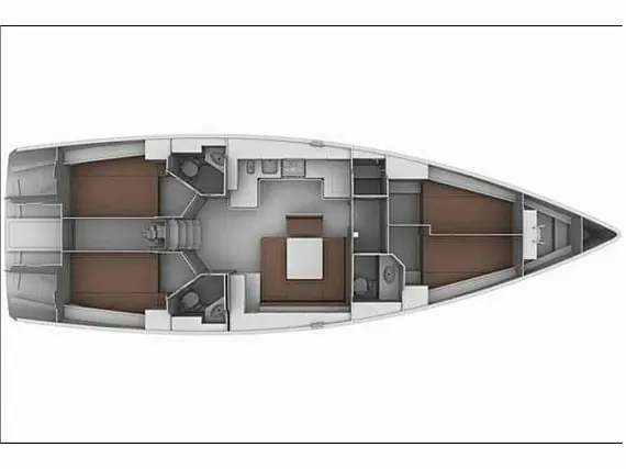 Bavaria 45 Cruiser - Immagine di layout
