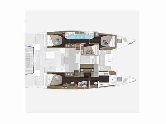 Lagoon 51 - owner version - Immagine di layout