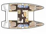 Lagoon 40 - Layout image