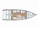 Sun Odyssey 490 - Layout image