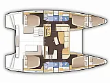 Lagoon 42 - Layout image