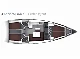 Bavaria Cruiser 46 - [Layout image]