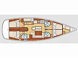 Oceanis 50 Family - Layout image