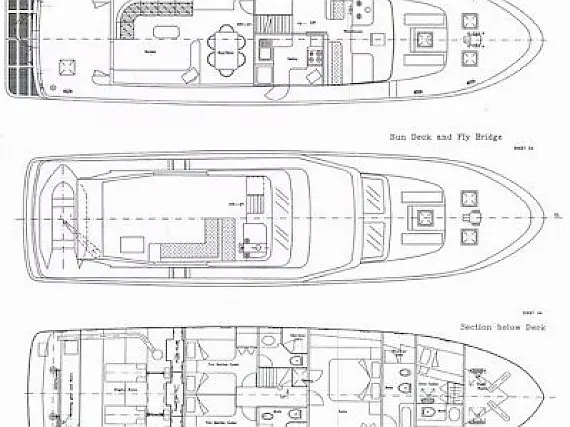 Motoryacht - Immagine di layout