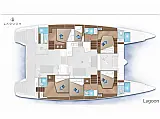 Lagoon 52 S - Layout image