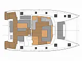 Fountaine Pajot Elba 45 - Layout image