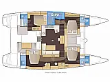 Lagoon 52F - Layout image