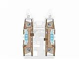 Lagoon 46  - Layout image