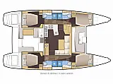 Lagoon 450 - Layout image