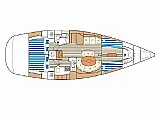 Beneteau First 47.7 - [Layout image]