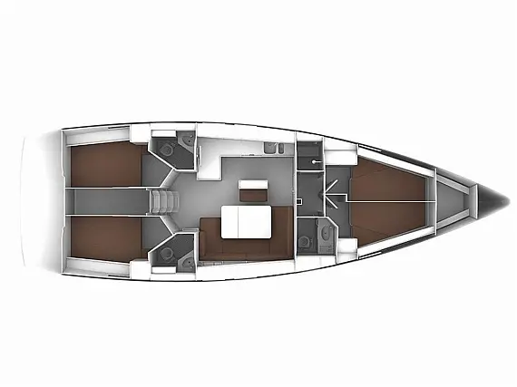 Bavaria Cruiser 46 - Immagine di layout