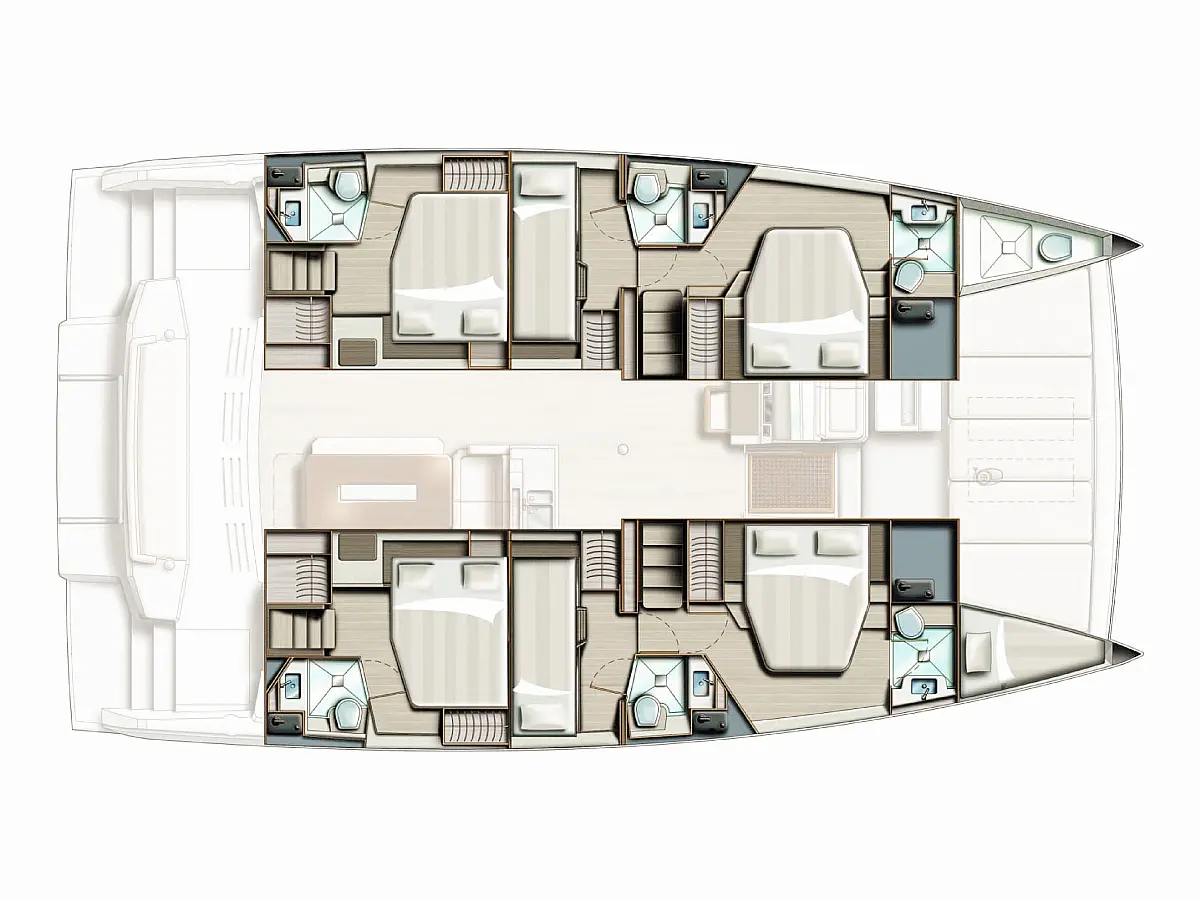 Bali 4.8 (2026) in Turkey deck plan