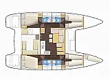 Lagoon 400 S2 - Layout image