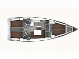 Bavaria 46 Cruiser - [Layout image]
