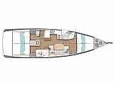 Sun Odyssey 440 - Layout image