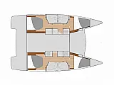 FOUTAINE PAJOT Lucia 40 - [Layout image]