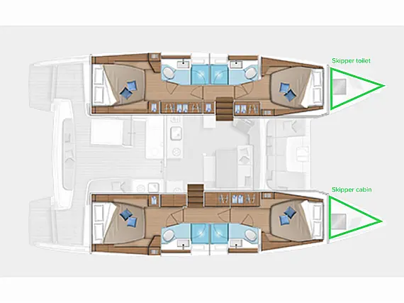 Lagoon 46 - Layout image