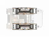 Lagoon 43 ( 4+2 cab) - Layout image