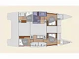 Fountaine Pajot - Saona 47  - Layout image
