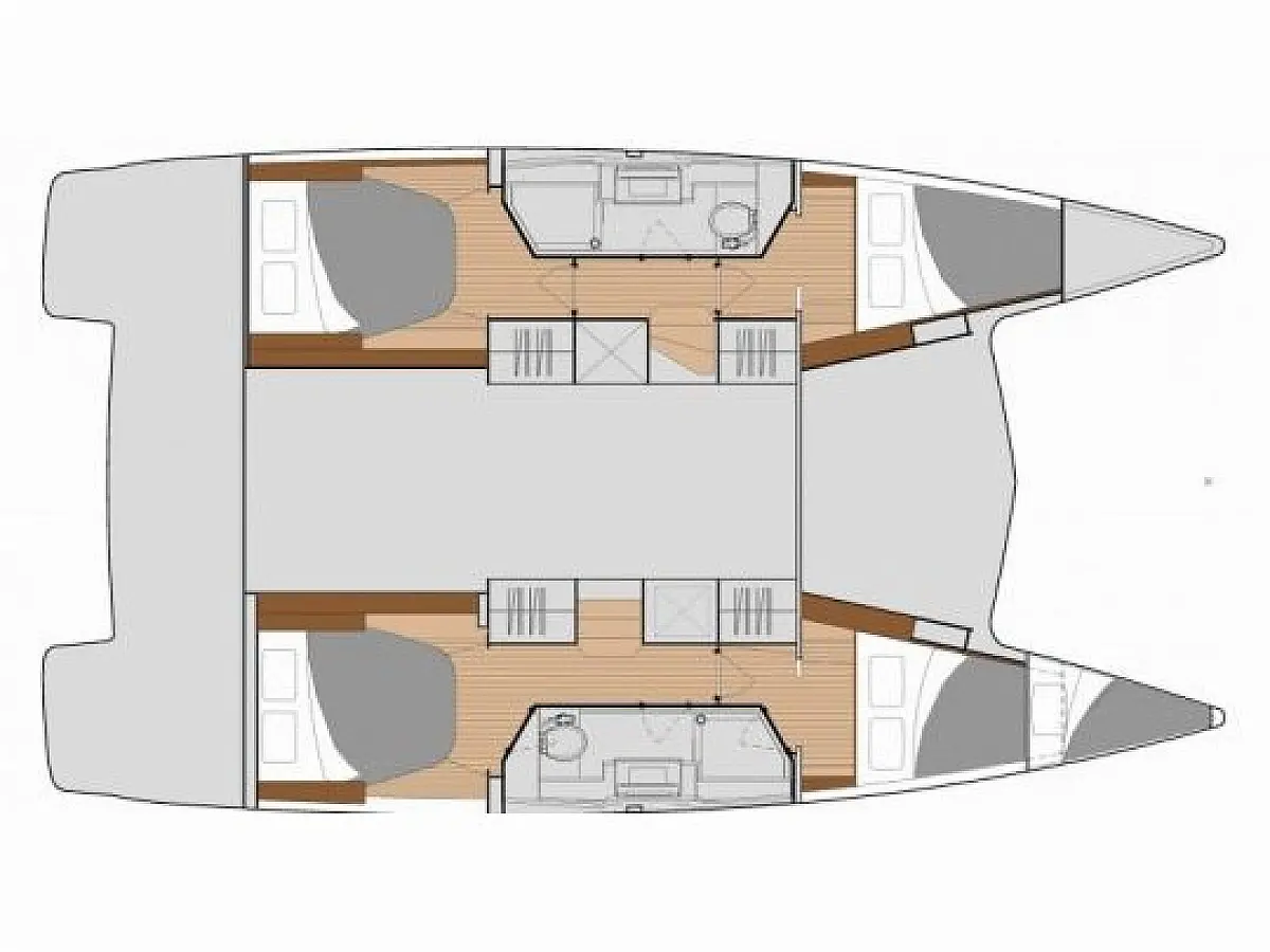 Isla 40 (2024) in Ibiza deck plan