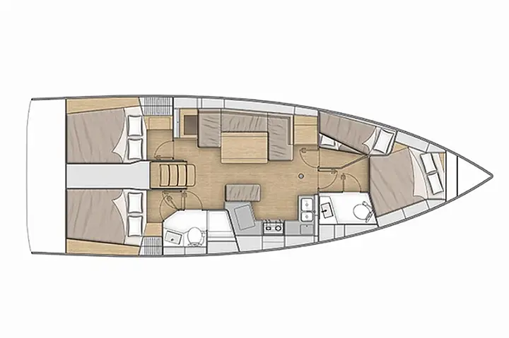 Oceanis 40.1 (4 cabins) - 