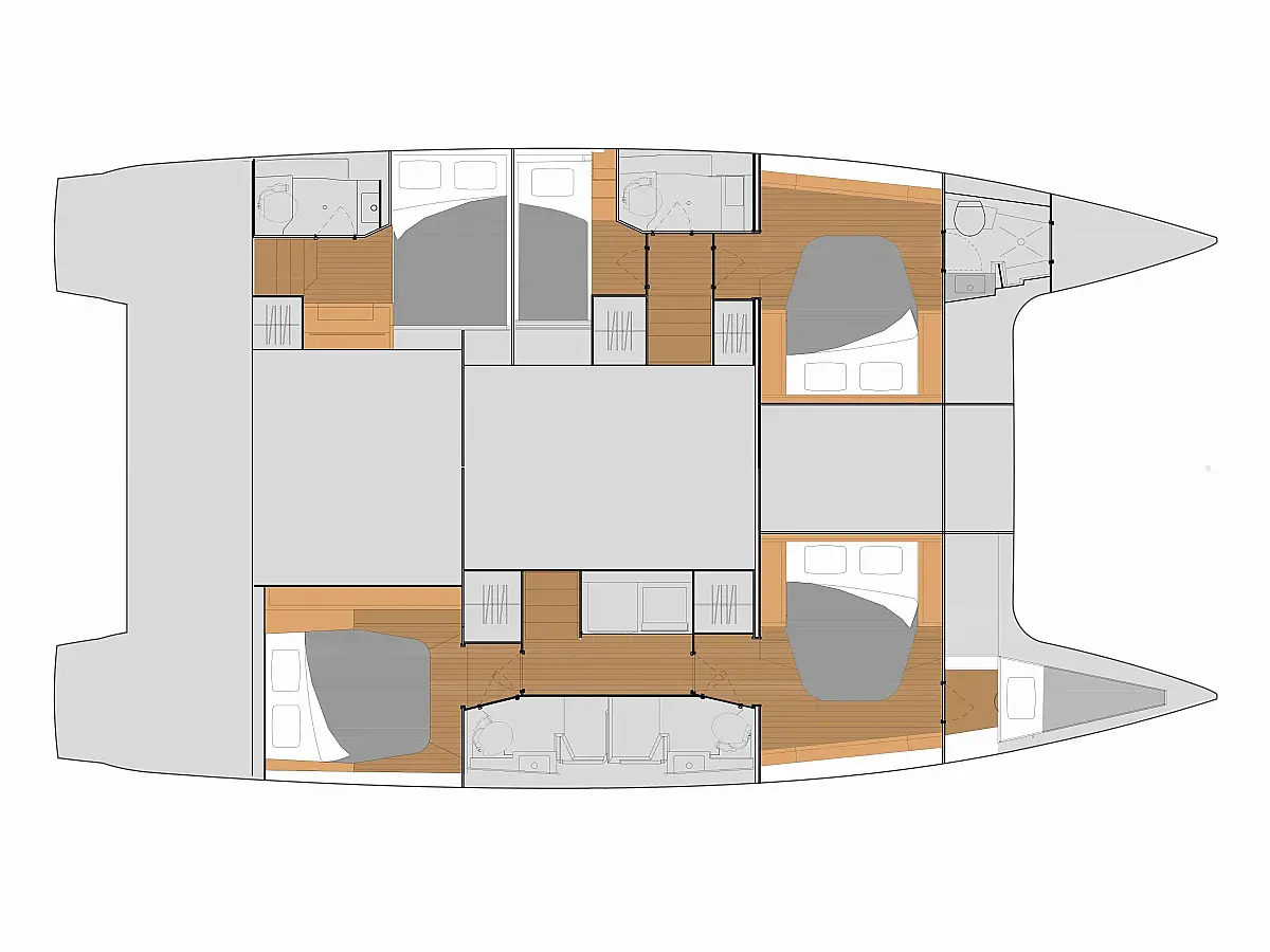 Tanna 47 (2025) in Croatia deck plan