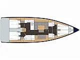 Bavaria C45 Holiday - Layout image
