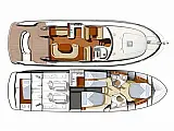 Jeanneau Prestige 46 Fly - Layout image