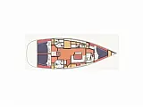 Beneteau 43 - Layout image