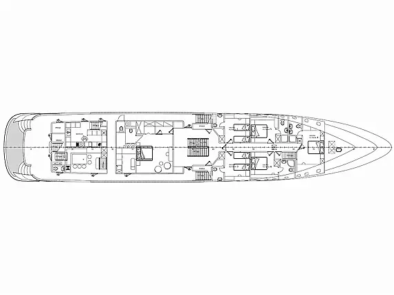 Motoryacht Freedom - Immagine di layout