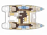 Lagoon 450F - Layout image