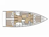 Oceanis 40.1 - Layout image
