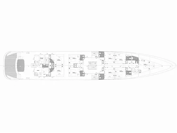 Motoryacht Alfa Mario - Immagine di layout