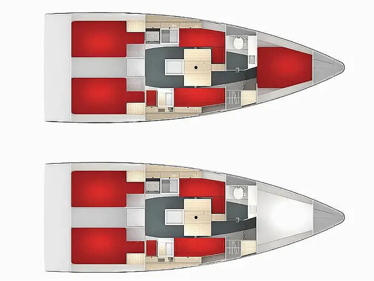 Pogo 36 (2023) in Caribbean deck plan