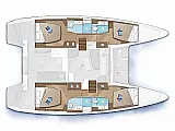 Lagoon 46  - Layout image