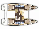 Lagoon 46 (LUXURY Equipped, SKIPPERED only) - [Layout image]
