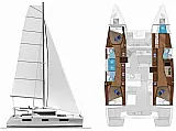 Lagoon 46 Owners Version - Layout image