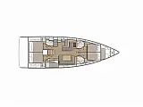 Oceanis 51.1 - Layout image