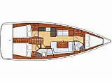 Oceanis 41.1 - Layout image