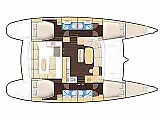 Lagoon 440 - Layout image