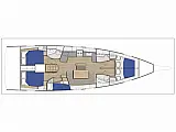 Oceanis 46.1 - Layout image