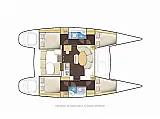 Lagoon 380 - Layout image