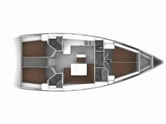 Bavaria Cruiser 46 - Immagine di layout
