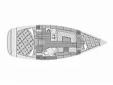 Elan 344 Impression - Layout image