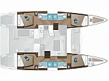 Lagoon 450 Flybridge - Layout image